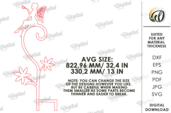 Garden Trellis Laser Cut. Yard decoration. Garden Decor SVG Product Image 2
