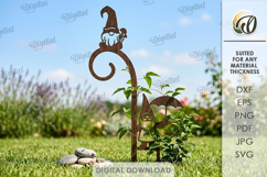 Garden Trellis Laser Cut. Yard decoration. Garden Decor SVG Product Image 1
