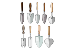 Garden trowel collection for planting and horticulture Product Image 1