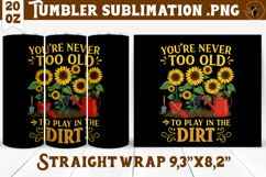 Tumbler Sublimation | Garden Design | Gardening Product Image 1
