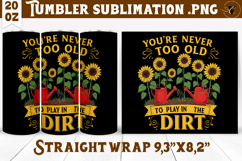 Tumbler Sublimation | Garden Design | Gardening Product Image 1