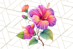 Whimsical Flowers &amp; Plants Clip Art PNG, Garden Floral Png Product Image 2