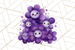 Whimsical Flowers &amp; Plants Clip Art PNG, Garden Floral Png Product Image 4