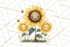 Whimsical Flowers &amp; Plants Clip Art PNG, Garden Floral Png Product Image 3