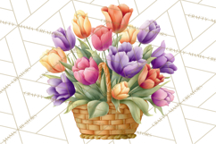 Whimsical Flowers &amp; Plants Clip Art PNG, Garden Floral Png Product Image 3
