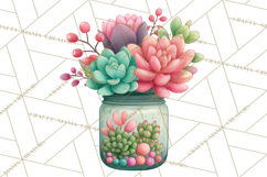 Whimsical Flowers &amp; Plants Clip Art PNG, Garden Floral Png Product Image 3