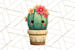 Whimsical Flowers &amp; Plants Clip Art PNG, Garden Floral Png Product Image 5