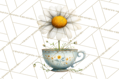 Whimsical Flowers &amp; Plants Clip Art PNG, Garden Floral Png Product Image 4