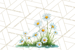 Whimsical Flowers &amp; Plants Clip Art PNG, Garden Floral Png Product Image 5