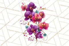 Whimsical Flowers &amp; Plants Clip Art PNG, Garden Floral Png Product Image 2