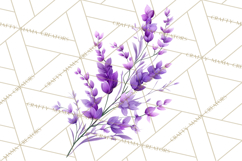 Whimsical Flowers &amp; Plants Clip Art PNG, Garden Floral Png Product Image 3