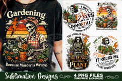 Plant Lover PNG Sublimation 4 Designs Product Image 1