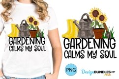 Gardening Calms Soul Sublimation