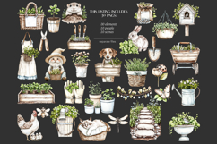 GlamArtZhanna, Gardening clipart, Gardening png, Garden clipart, Spring Garden image, Spring Garden png, Spring clip art, gardener clipart, gardener png, Cottage Garden png, Summer Garden png, Black Girl Gardener, Gardening Graphics, seedling clipart