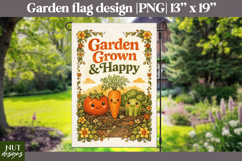 Farmhouse garden flag Garden quotes Funny garden sign Product Image 1