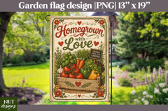Welcome garden flag Garden quotes Homegrown With Love Product Image 1