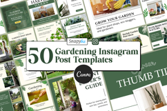 Gardening Instagram Canva Post Templates Product Image 1