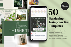 Gardening Instagram Canva Post Templates Product Image 4