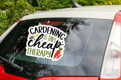 Gardening is dirt cheap Sticker PNG Product Image 3