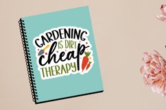 Gardening is dirt cheap Sticker PNG Product Image 2