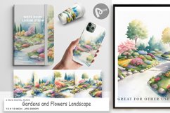 Digital Paper Gardens and Flowers Product Image 1