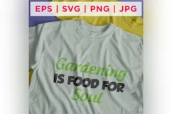 Gardening Is Food For Soul Gardening Sticker Designs Product Image 2