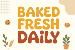 Garielos Mobegt Fun Playful Handmade Display Font Product Image 2