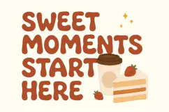 Garielos Mobegt Fun Playful Handmade Display Font Product Image 4