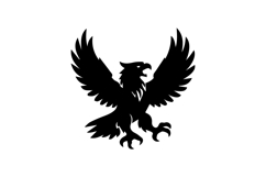 Garuda Screeching Upward Design Vector Product Image 1