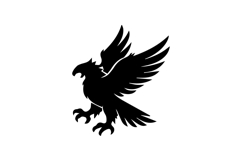 Garuda Side Flight Design Vector Product Image 1
