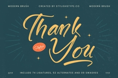 Gaslight Skyline - Modern Brush Font Product Image 20