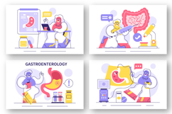 10 Stomach Health Gastroenterology Illustration Product Image 2