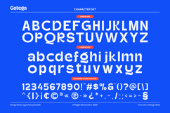 Gatega - Modern Inktrap Sans Serif Font Family Product Image 12
