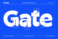 Gatega - Modern Inktrap Sans Serif Font Family Product Image 13