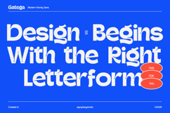 Gatega - Modern Inktrap Sans Family Product Image 3