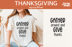 Gather Around and Give Thanks SVG