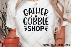 Gather Gobble Shop SVG, Black Friday SVG, Shopping Svg Product Image 2
