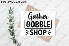 Gather Gobble Shop SVG, Black Friday SVG, Shopping Svg Product Image 3