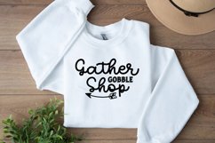 Gather Gobble Shop SVG Cut File Product Image 1