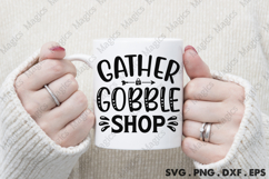 Gather Gobble Shop SVG, Black Friday SVG, Shopping Svg Product Image 4
