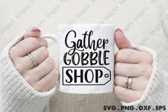 Gather Gobble Shop SVG, Black Friday SVG, Shopping Svg Product Image 4