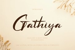 Gathiya Handwritten Script Product Image 1