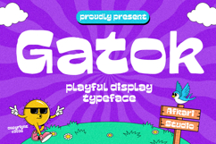 Gatok - Playful Display Typeface Product Image 1