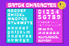 Gatok - Playful Display Typeface Product Image 10