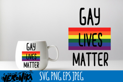 Gay lives matter SVG cut file Product Image 2