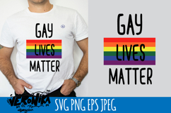 Gay lives matter SVG cut file Product Image 1