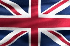 United Kingdom flag - waving textile background Product Image 1