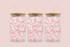 Bundle 6 Valentine Libbey Can Glass Wrap SVG Product Image 10