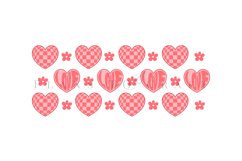 Bundle 6 Valentine Libbey Can Glass Wrap SVG Product Image 13