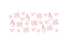 Bundle 6 Valentine Libbey Can Glass Wrap SVG Product Image 9